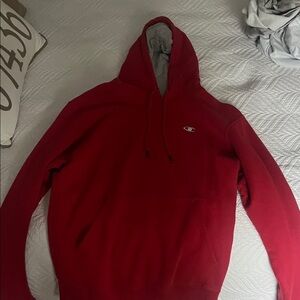Champion Men's Red Hoodie